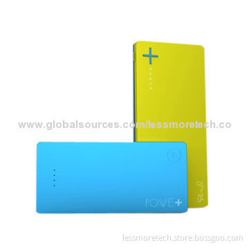 Dual USB power bank, 8,000mAh, super-slim design